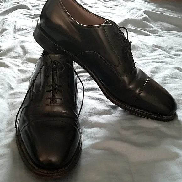 Johnston & Murphy Melton Cap Toe Oxford Black sz 11B Johnston & Murphy Men main image 4